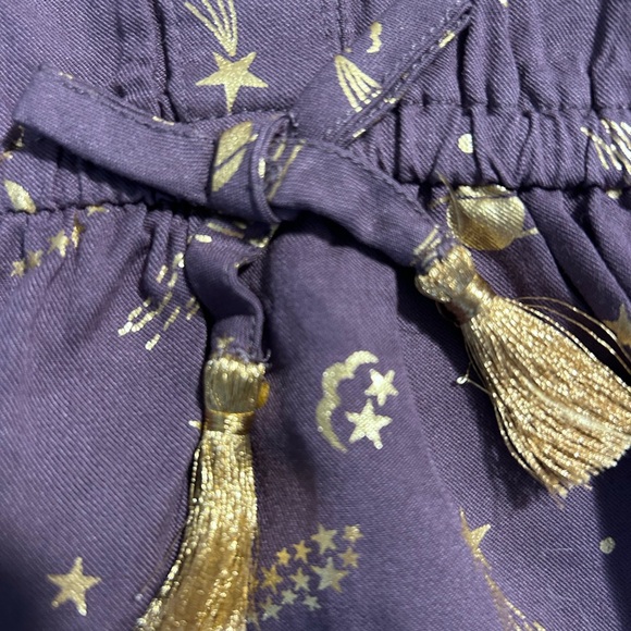 Mini Boden Purple/Gold Dress size 6/7 - Picture 6 of 8